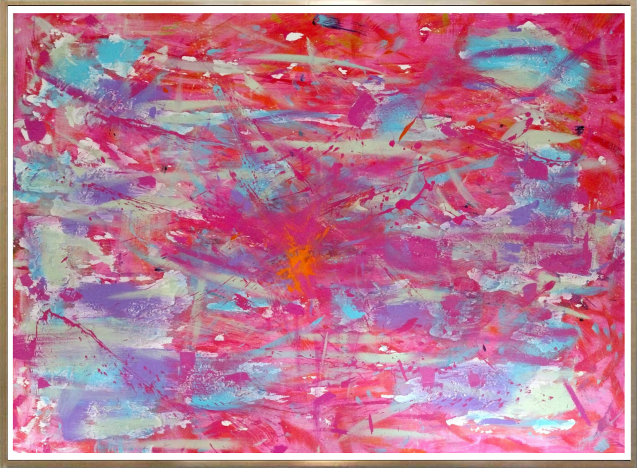 Steven John Thompson
Flamingo Flux at the Crack of Dawn, 2022
acrylic on canvas
36 in x 48 in
$6,200 unframed
